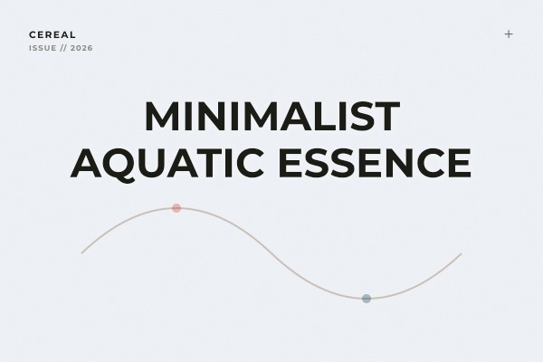 minimalist aquatic essence